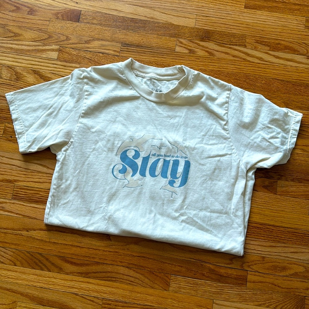 Taylor Swift Merch Size Small “Stay” Shirt and Era’s Tour Shirt